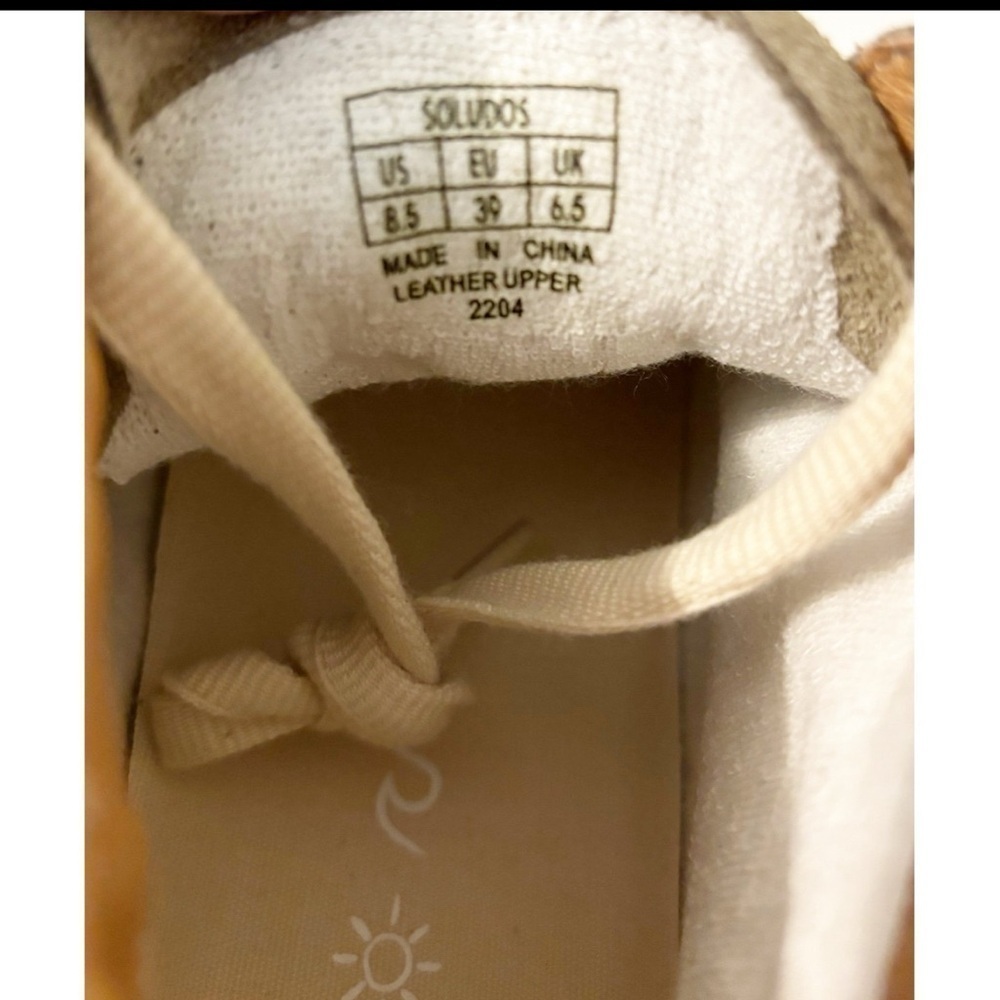 SOLUDOS INIZA HIGH TOP SAGE SNEAKERS 8.5 NEW IN BOX - Picture 12 of 14